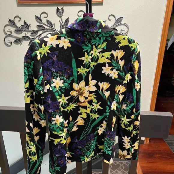 NWOT Floral Print Forever 21 Blazer Small #MC033 - Picture 5 of 7